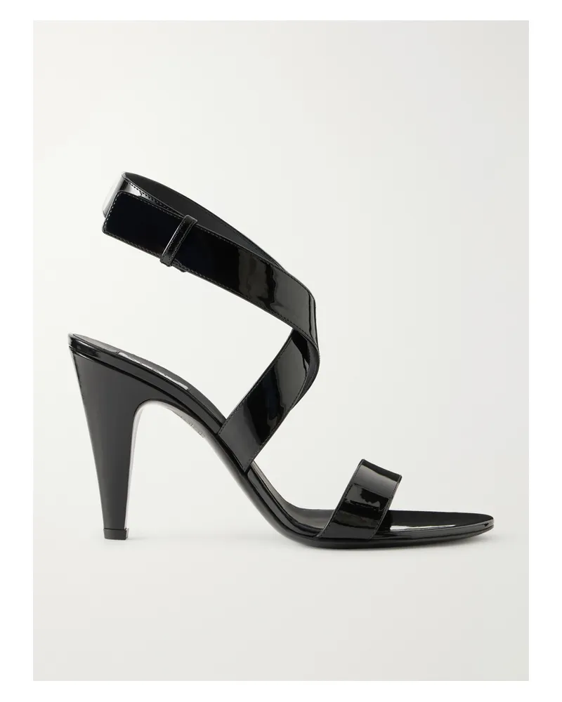 Alaïa Leather High Heel Sandals - Black Black
