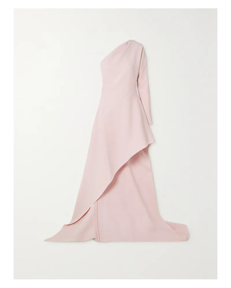Maticevski Persuade Asymmetrische Robe Aus Crêpe - Pink Pink