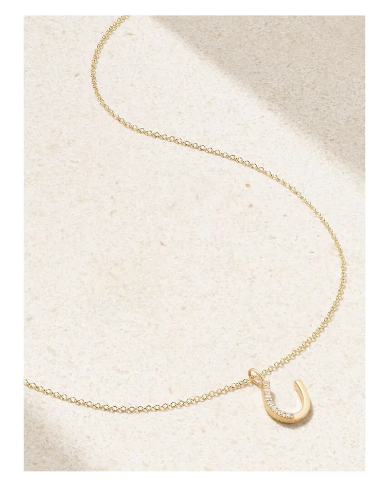 Melissa Joy Manning Kette Aus 14 Karat Recyceltem Gold Mit Diamanten Gold