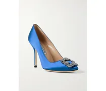 Hangisi 105 Pumps Aus Satin Mit Verzierung - Blau