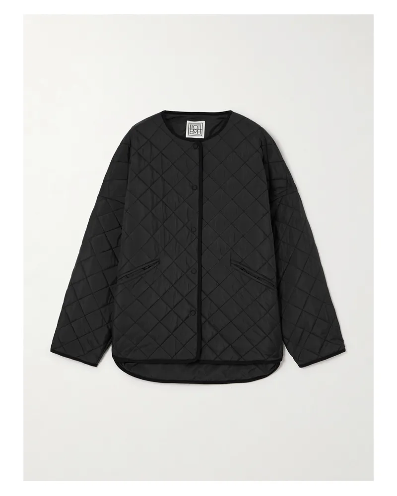 Totême Quilted Recycled-shell Jacket - Black Black