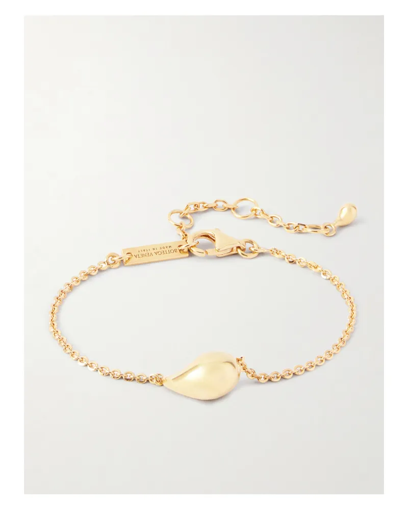 Bottega Veneta Vergoldetes Armband Gold