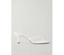 Daphne Leather Sandals - White