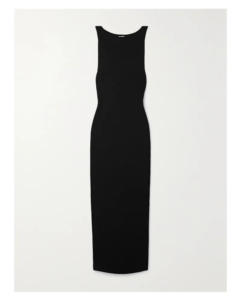 KHAITE Evelyn Maxikleid Aus Stretch-strick - Schwarz Schwarz