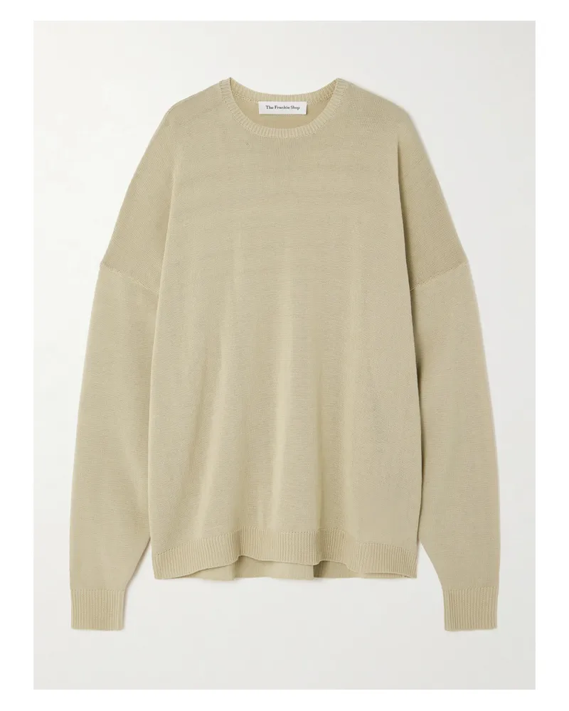 FRANKIE Shop Basel Pullover Aus Einer Baumwollmischung - Neutral Neutral