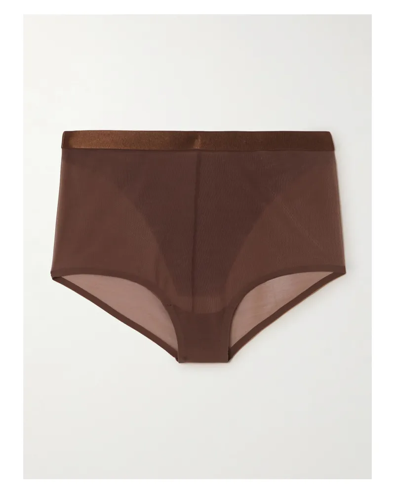 Spanx Spanxsupersmooth™ Sheersense Höschen Aus Stretch-material - Braun Braun