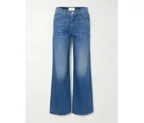 The Maven Skimp Mid-rise Straight-leg Jeans - Blue