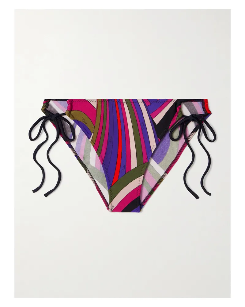 Emilio Pucci Bedrucktes Bikini-höschen - Pink Pink