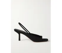 Kamui Slingback-sandalen Aus Cady - Schwarz