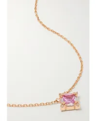 Suzanne Kalan Kette aus 18 Karat  mit Saphir Und Diamanten Roségold