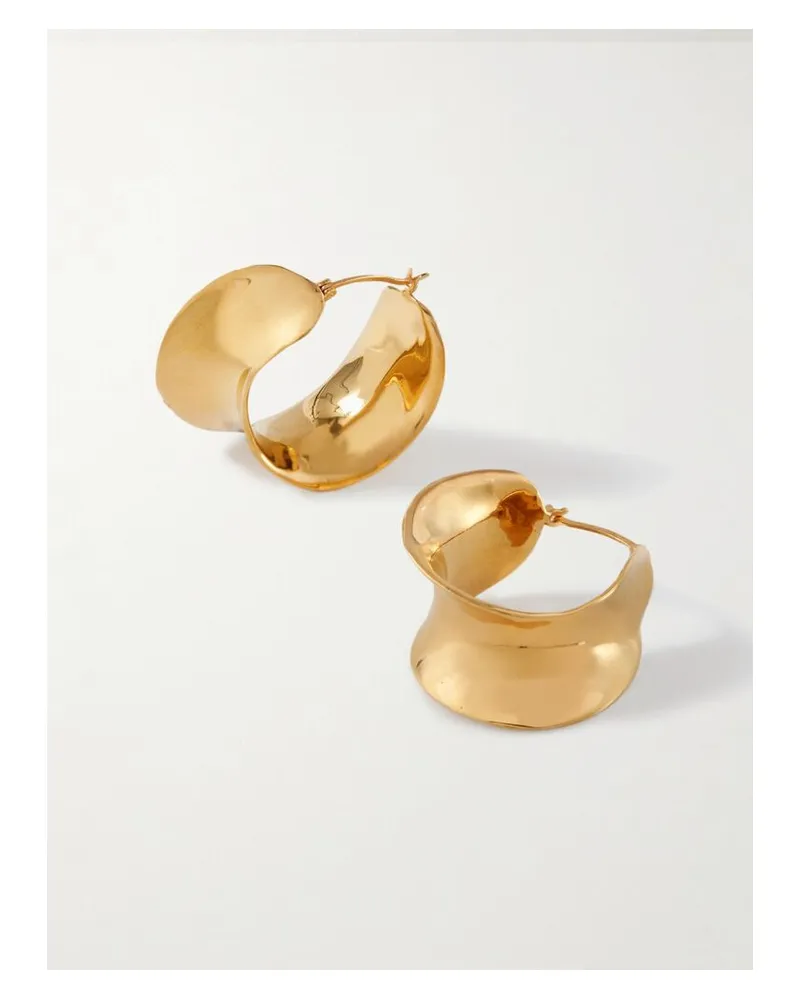 AGMES Laila Creolen Aus Gold-vermeil Gold
