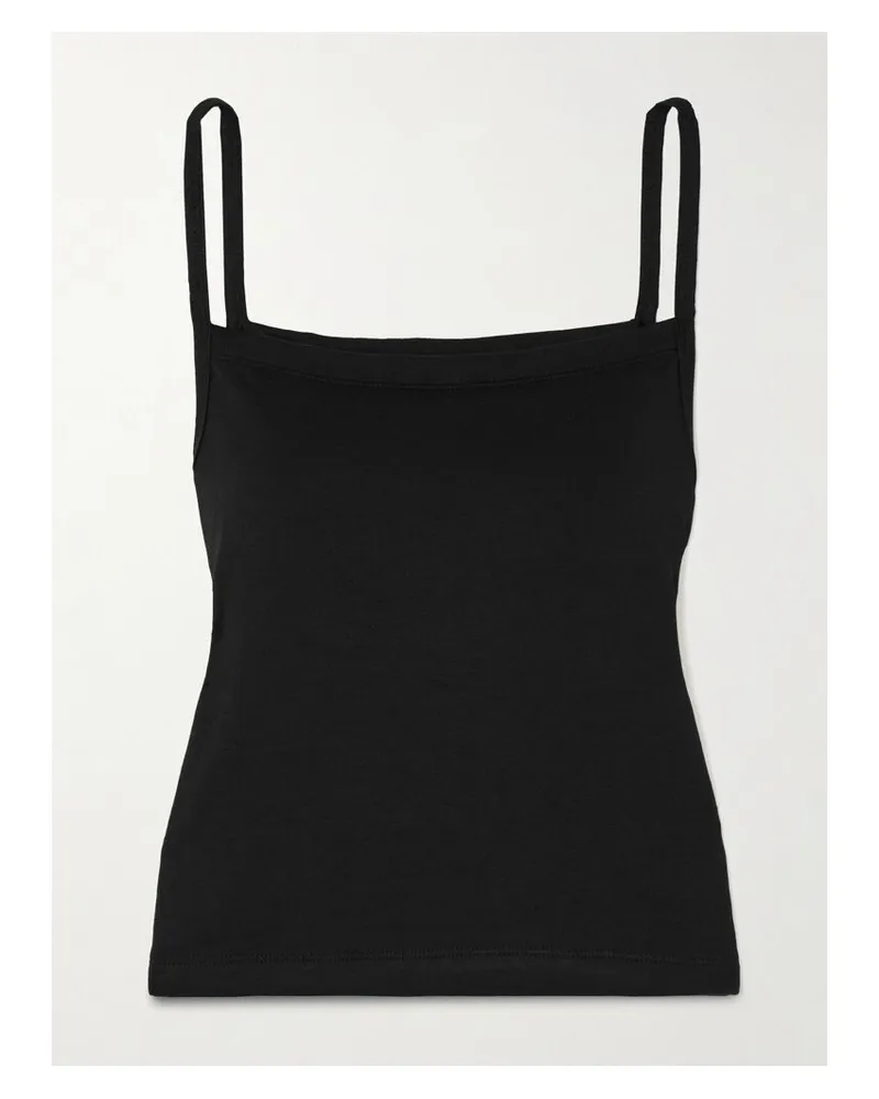 ÉTERNE Tanktop Aus Stretch-modal-jersey - Schwarz Schwarz