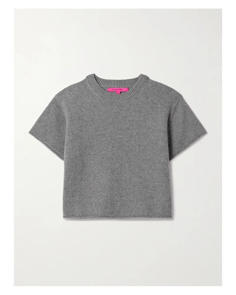 The Elder Statesman Cashmere Sweater - Gray Gray
