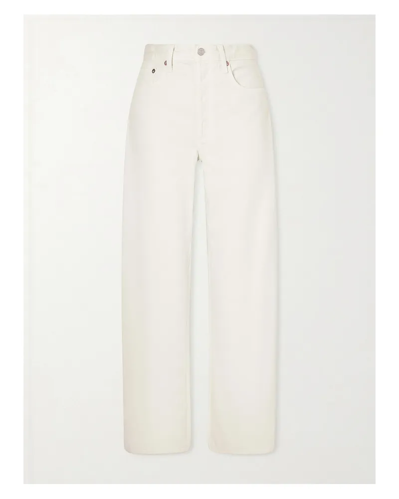 AGOLDE Arc Wide-leg Jeans - White White