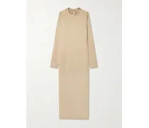 Satin Maxi Dress - Neutrals