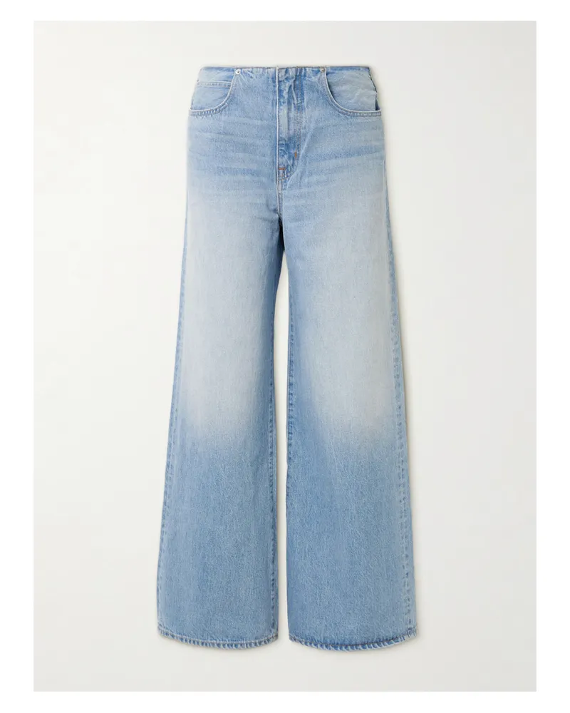 SLVRLAKE Naomi Hoch Sitzende Jeans Mit Weitem Bein - Blau Blau