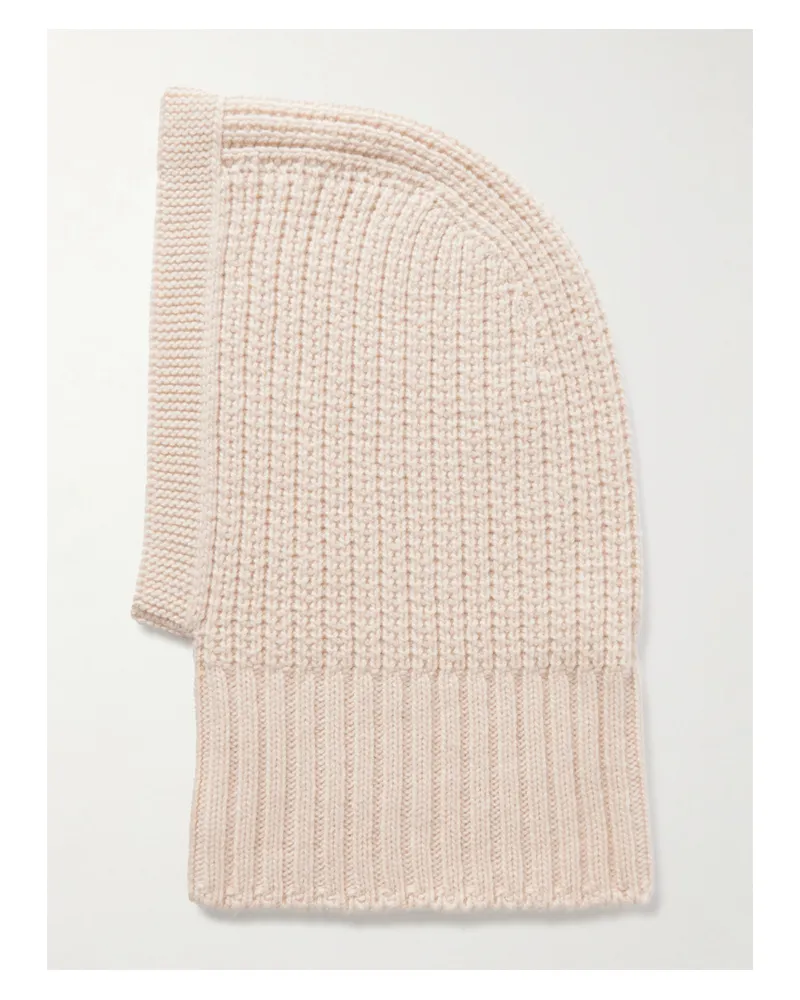 Johnstons of Elgin Waffle-knit Cashmere Snood - Cream Cream