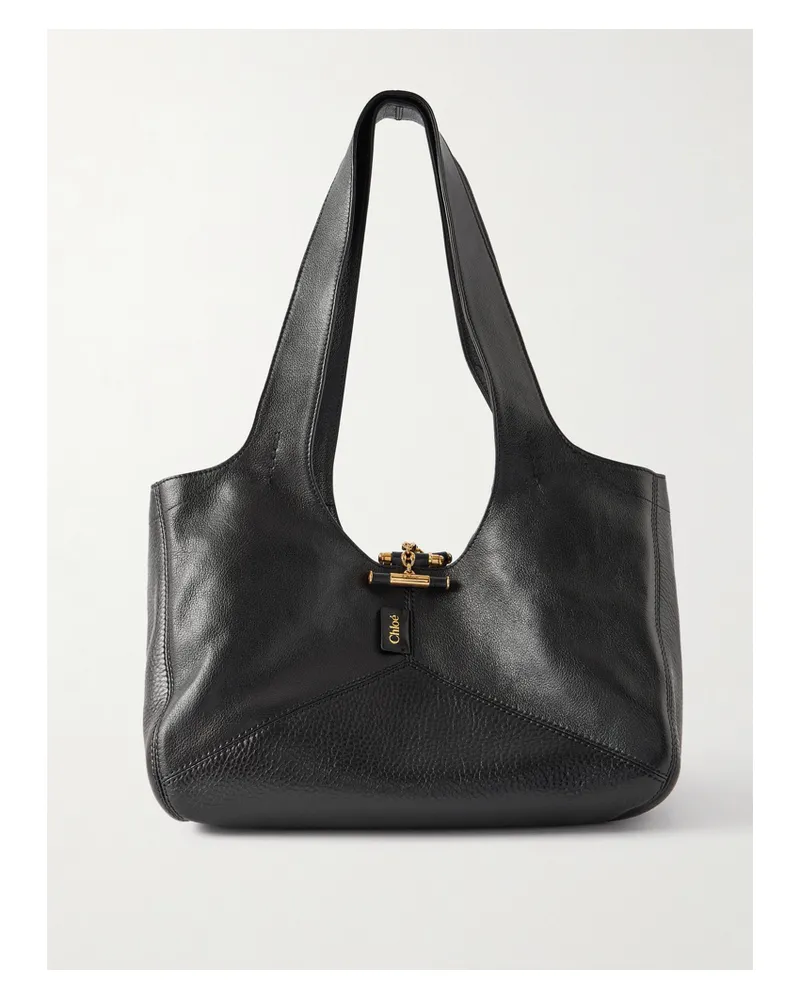 Chloé Balloon Tote Aus Leder - Schwarz Schwarz