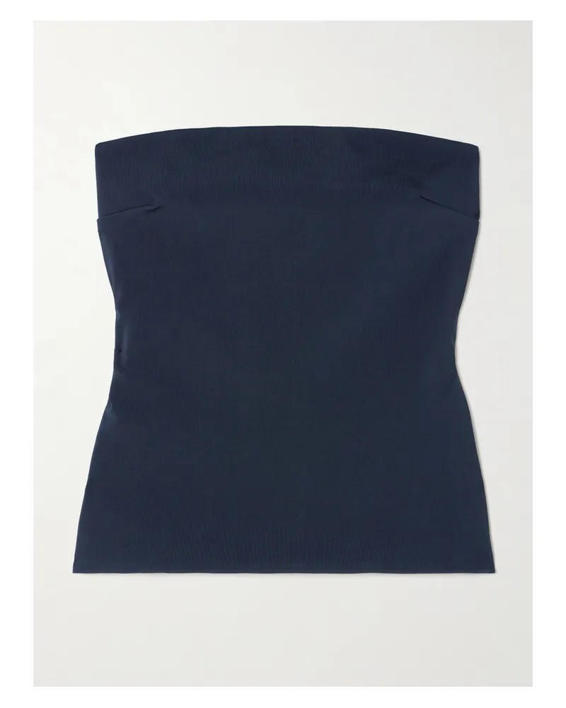 Esse Studios Illi Trägerloses Oberteil Aus Strick - Blau Blau
