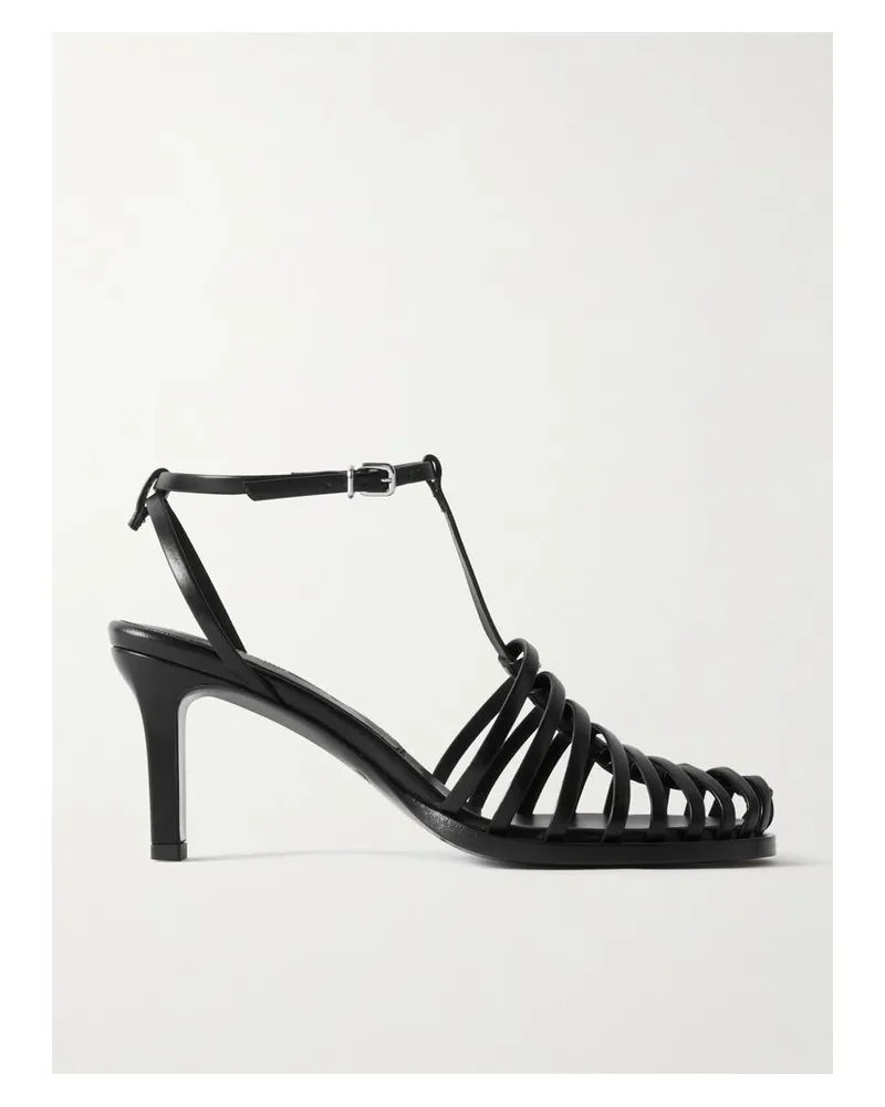 TOD'S Sandalen Aus Leder - Schwarz Schwarz