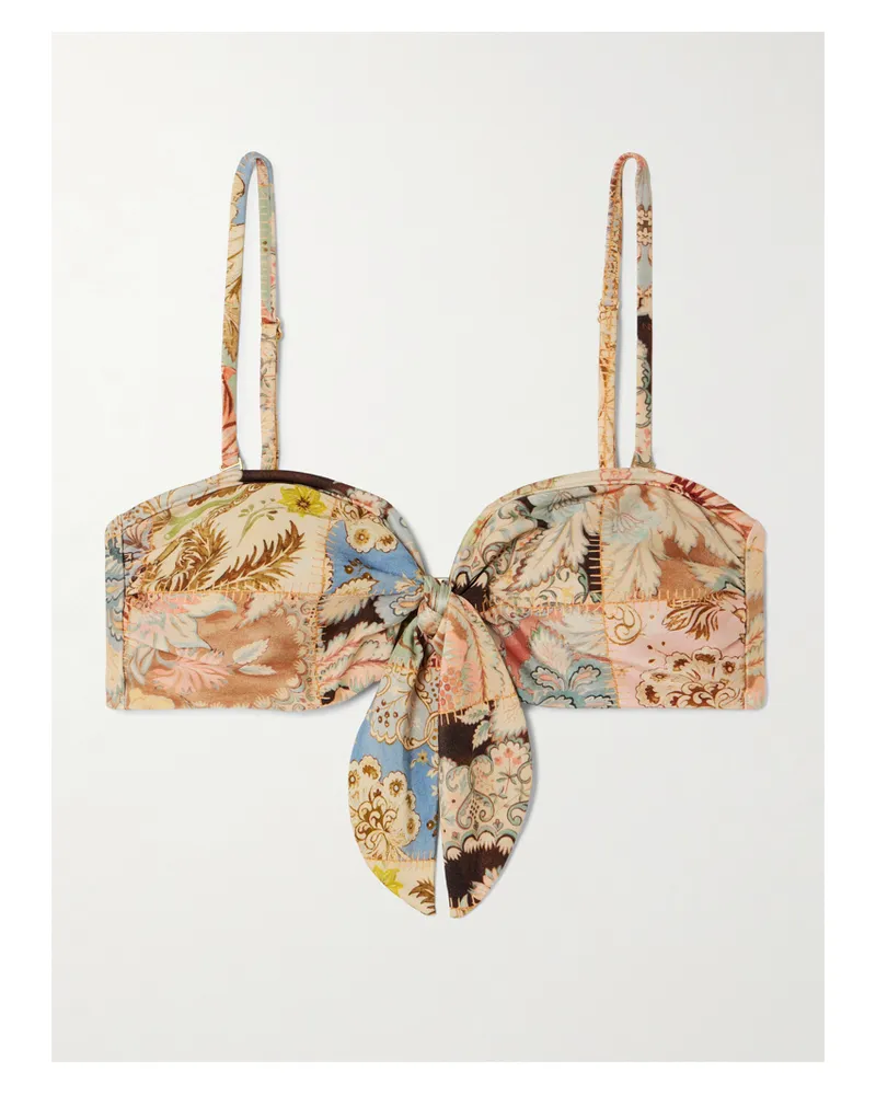 Zimmermann Daylight Bikini-oberteil Zum Binden - Orange Orange