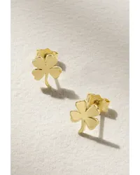 Jennifer Meyer Mini Clover Ohrstecker aus 18 Karat Gold