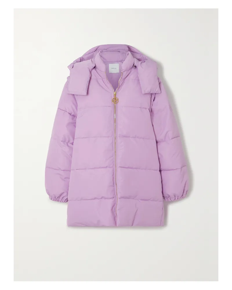 Patou Wandelbarer Parka Aus Gestepptem Recyceltem Shell Mit Kapuze - Lila Lila