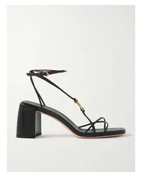 Jimmy Choo Onyxia 70 Sandalen aus Leder Schwarz