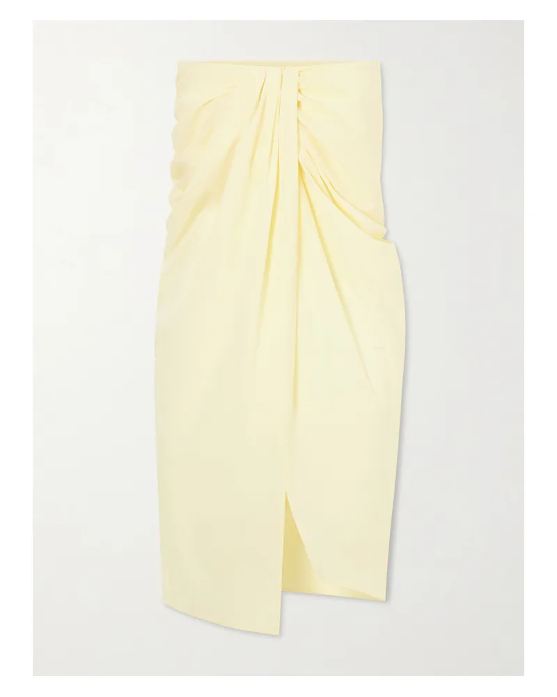 Jacquemus La Jupe Sheer Pareo - Yellow Yellow