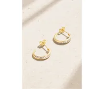Ohrringe aus 10 Karat  mit Diamanten