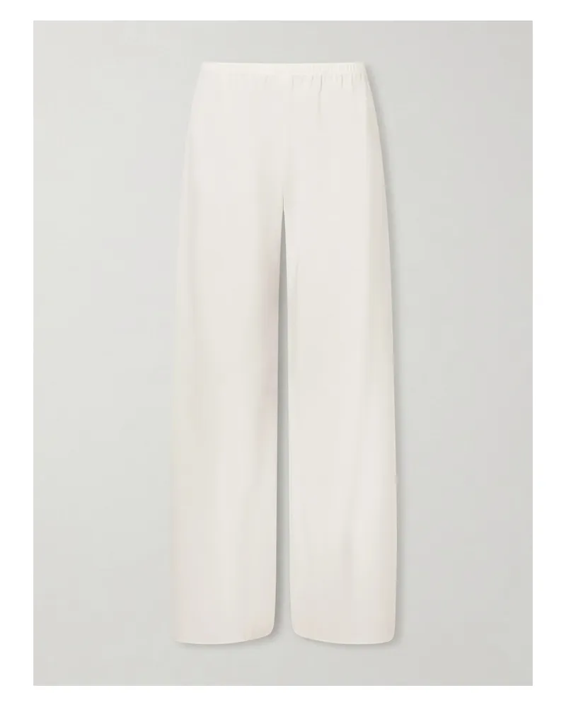The Row Gala Cady Wide-leg Pants - Neutrals Neutrals