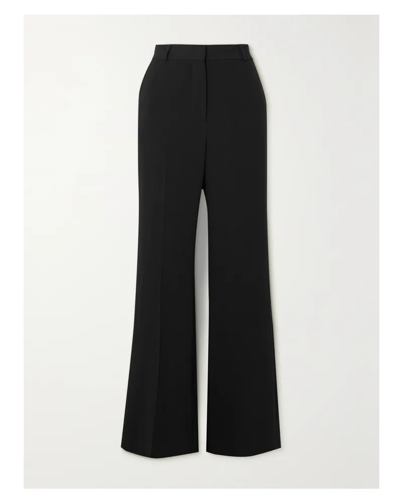 Totême Schlaghose Aus Crêpe - Schwarz Schwarz