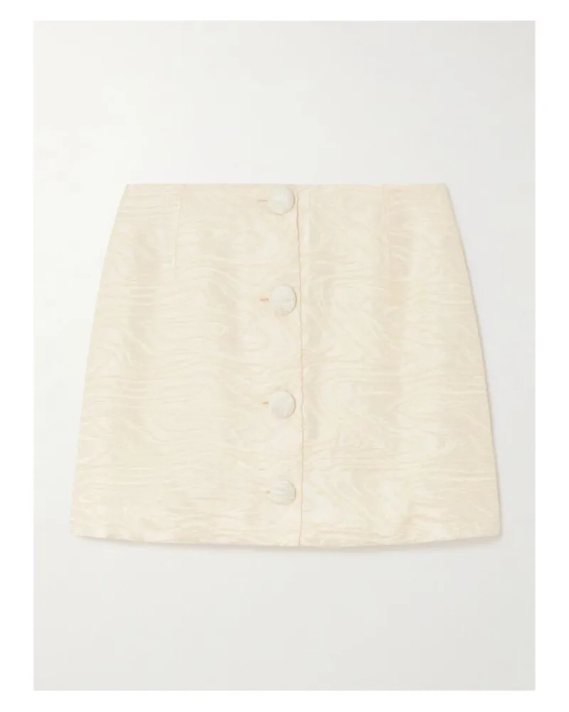 DESTREE Lucio Minirock Mit Fil Coupé - Elfenbein Elfenbein