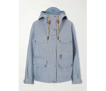 Beziers Wattierte Jeansjacke - Blau