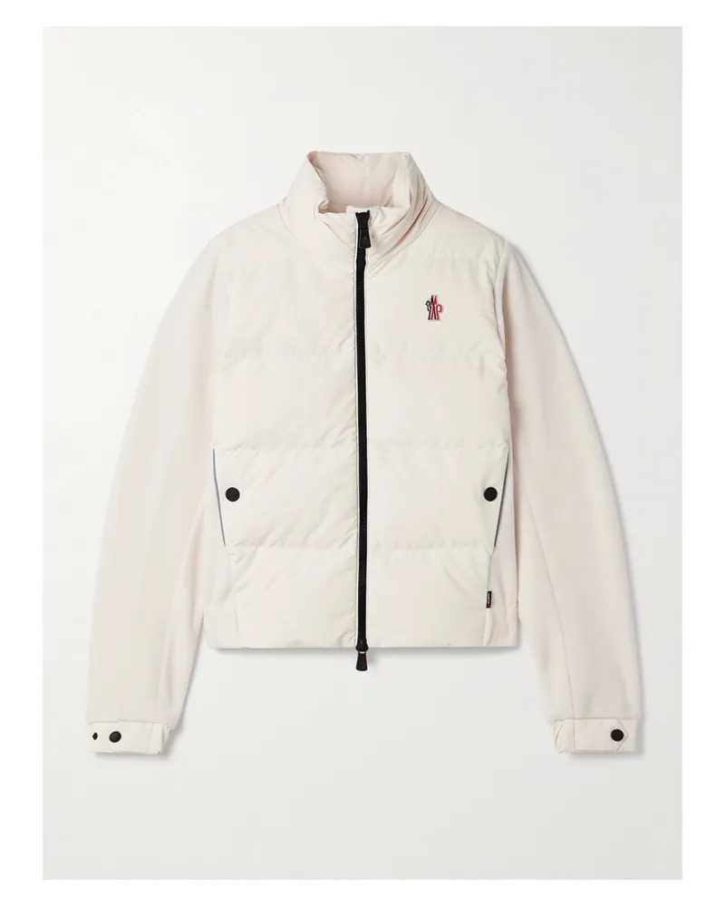 Moncler Gesteppte Daunenjacke - Weiß Weiß