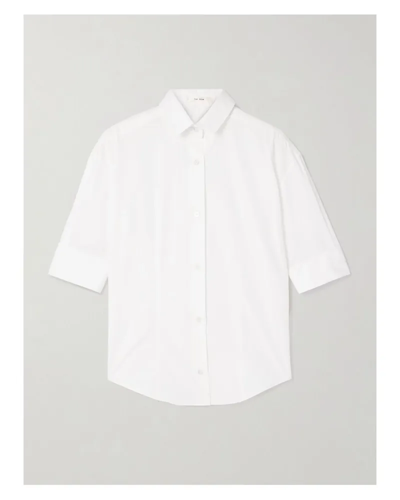 The Row Carpazi Hemd Aus Baumwollpopeline - Weiß Weiß