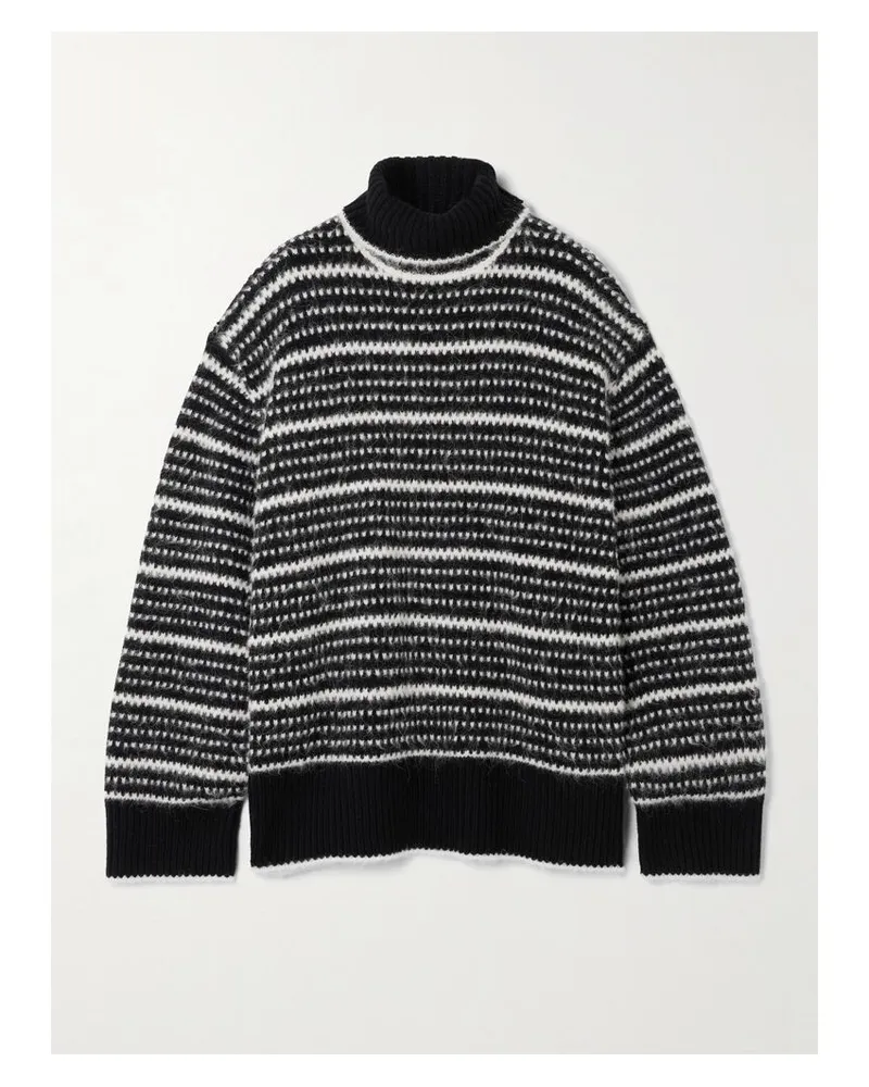 Totême Rollkragenpullover Aus Einer Wollmischung - Schwarz Schwarz