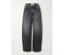 The Half Pipe Flood High-rise Barrel-leg Jeans - Gray