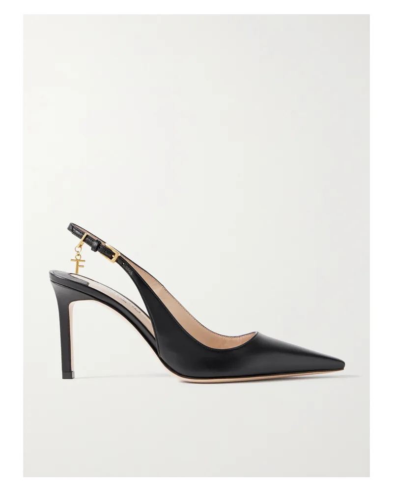 Tom Ford Angelina Slingback-pumps aus Leder Schwarz