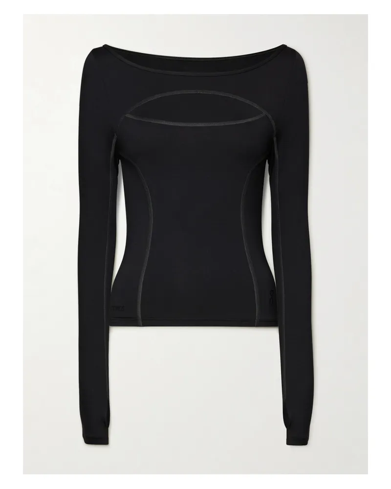 ON Fka Twigs Oberteil Aus Recyceltem Stretch-jersey - Schwarz Schwarz