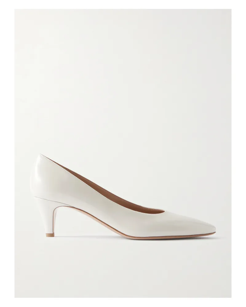 Gianvito Rossi Amelia 55 Pumps Aus Lackleder - Weiß Weiß
