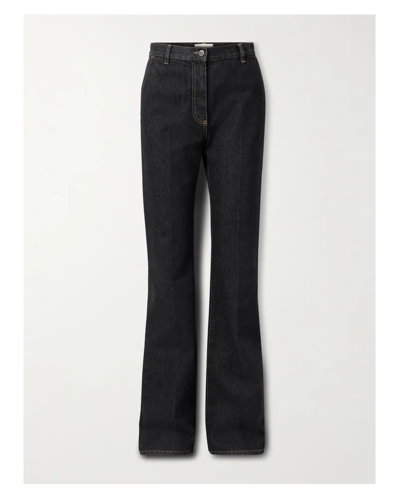 The Row Vita Halbhohe Jeans Mit Geradem Bein - Schwarz Schwarz