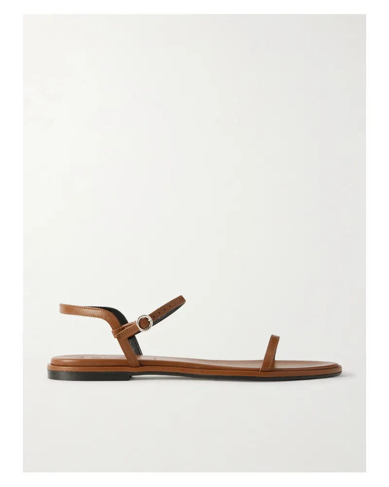 aeyde Nettie Slingback-sandalen Aus Leder - Braun Braun