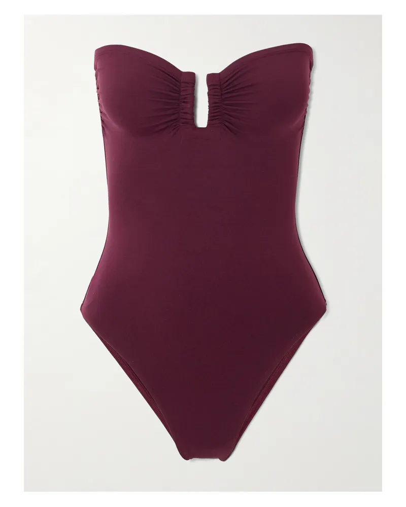 Eres Les Essentiels Cassiopée Bandeau-badeanzug - Burgunder Burgunder