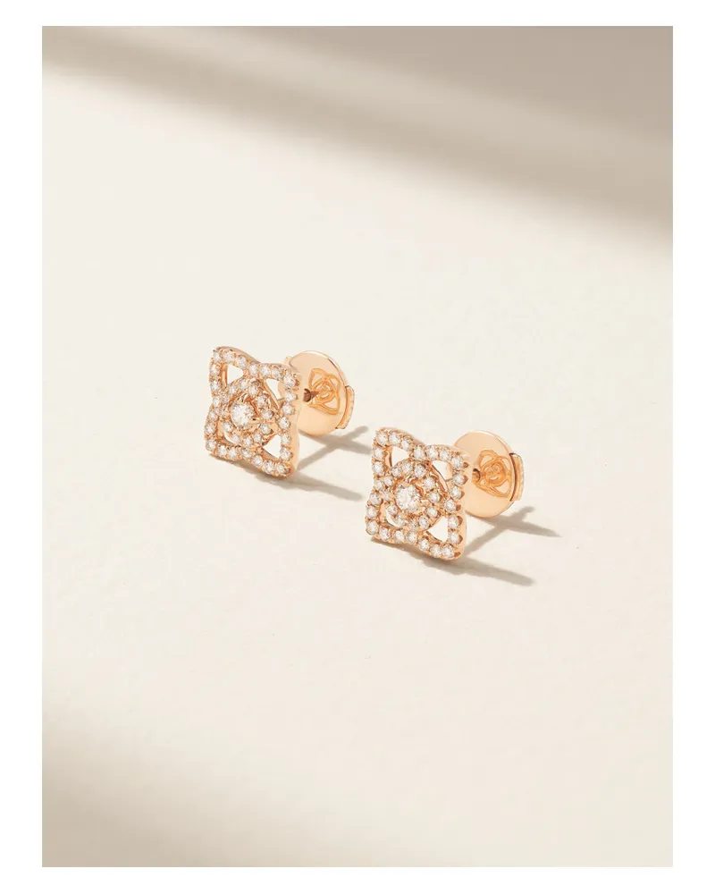 De Beers Enchanted Lotus Ohrstecker aus 18 Karat Rosé Gold