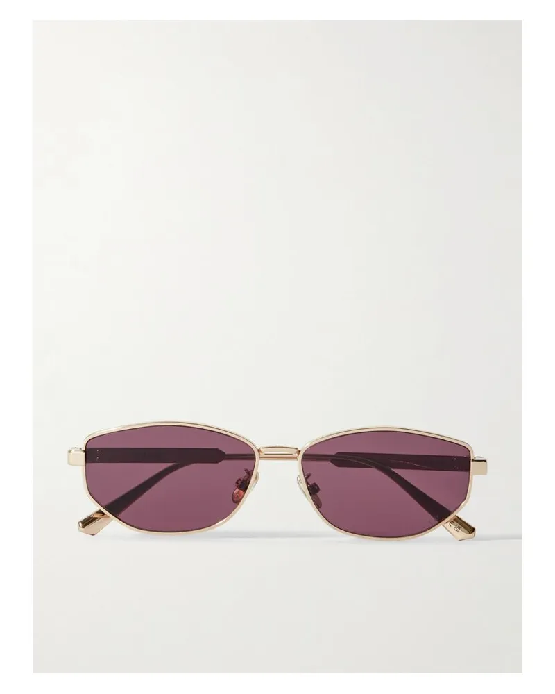 Dior Diorcannage B1u Roségoldfarbene Sonnenbrille Mit Ovalem Rahmen Roségold