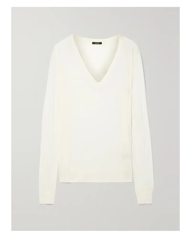Joseph Cashair Kaschmirpullover - Elfenbein Elfenbein