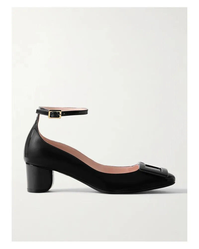 Roger Vivier Pumps 45 Aus Lackleder Mit Schnalle - Schwarz Schwarz