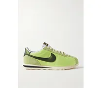 Cortez Sneakers Aus Mesh Mit Besätzen Aus Leder Und Veloursleder - Gelb