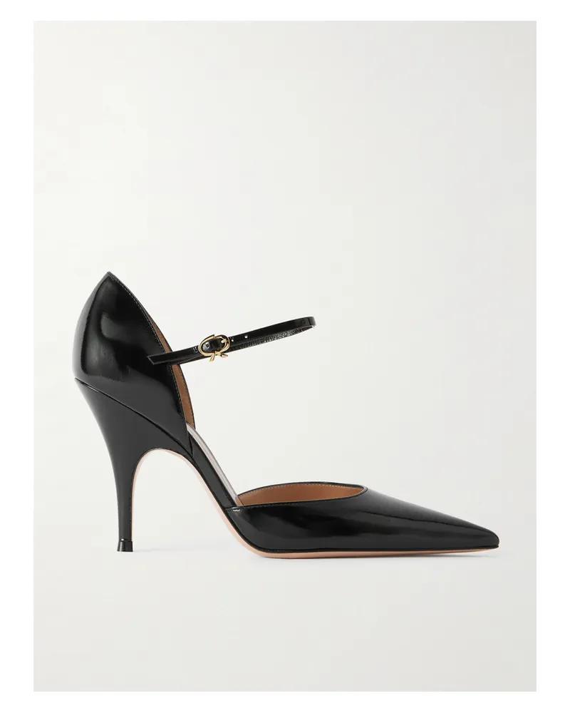 Gianvito Rossi Nuit 95 Pumps Aus Leder - Schwarz Schwarz